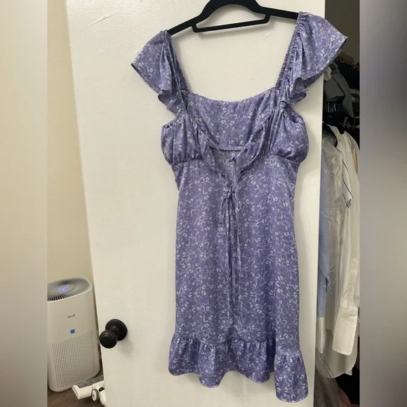 Silk Floral Dress - Picture 3 of 5